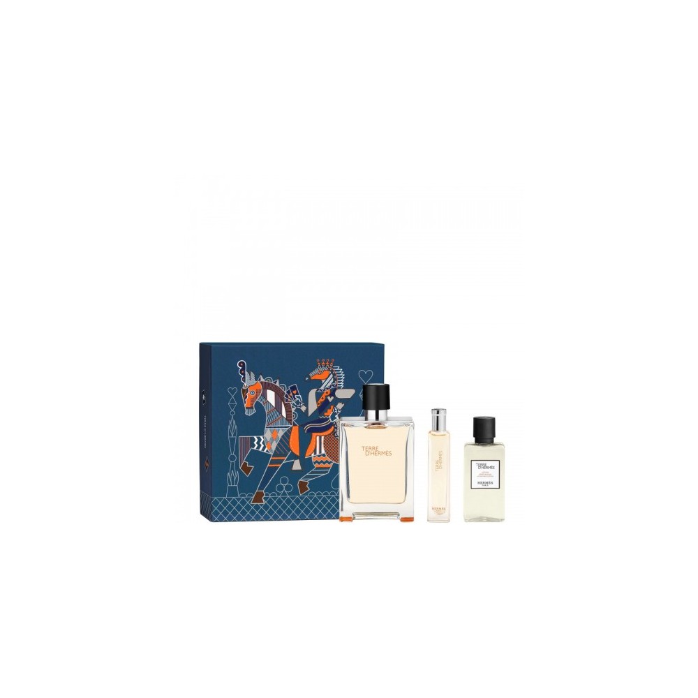 Hermes Terre D'Hermès - Eau De Toilette 100 Ml + Eau De Toilette Da Viaggio 15 Ml + Lozione Dopobarba 40 Ml 
