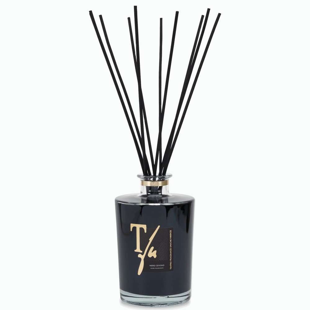 Teatro Fragranze Uniche Nero Divino - Diffusore D'Ambiente Con Bastoncini 100 Ml 