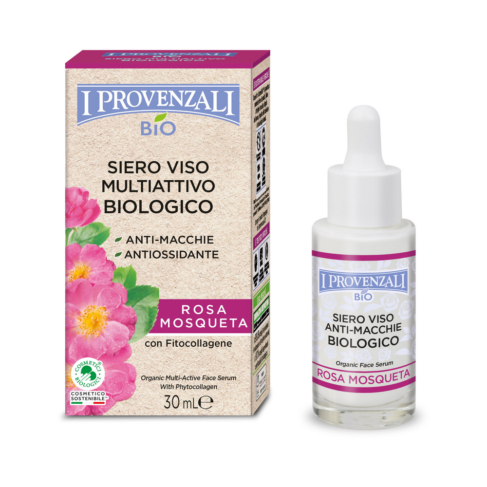 I Provenzali Siero Viso Multiattivo Biologico Rosa Mosqueta 30 ml 