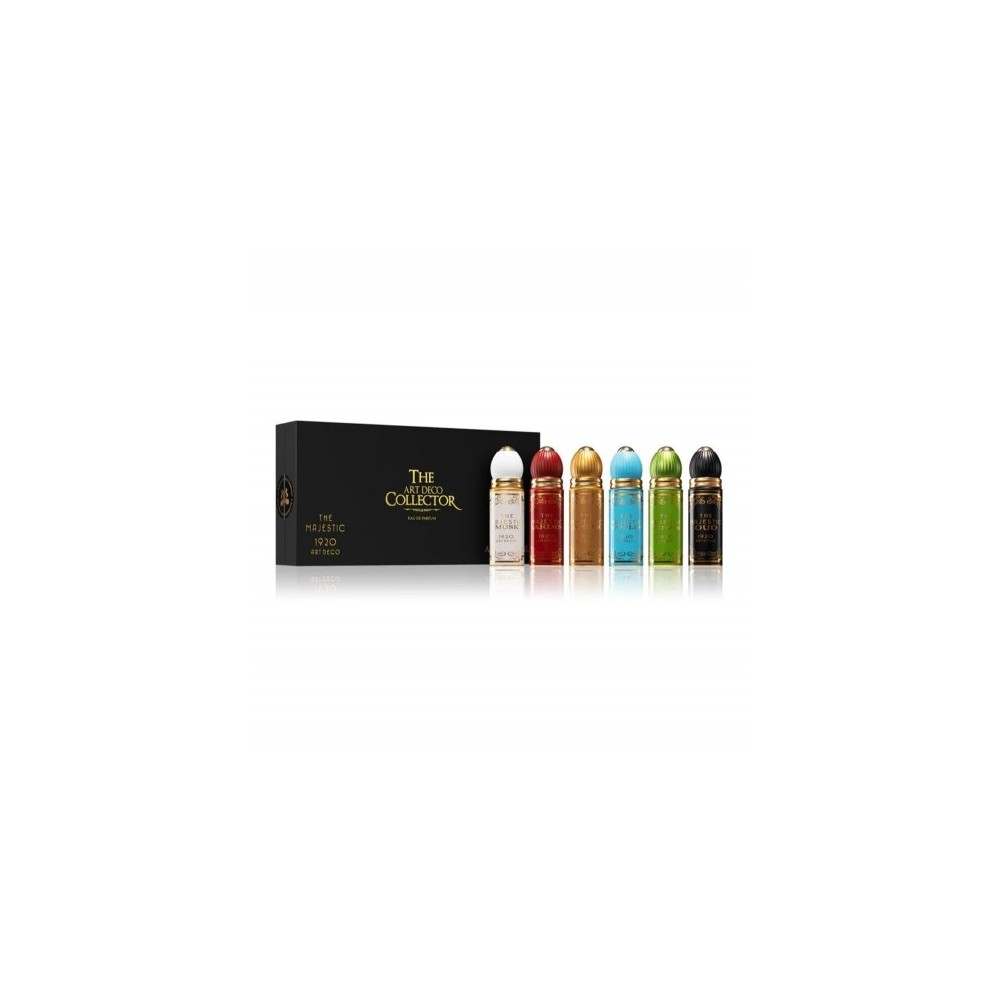 Alexandre J. The Majestic 1920 Art Deco Collector - Musk Edp + Jardin Edp + Amber Edp + Vanilla Edp + Vetiver Edp + Oud Edp 