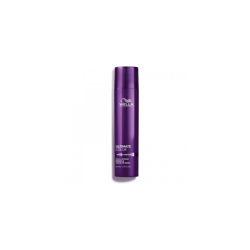 Wella Ultimate Color Step 2 Intense Miracle Leave-In Mask - Trattamento Rivitalizzante E Protettivo Per Capelli Colorati 95 Ml 