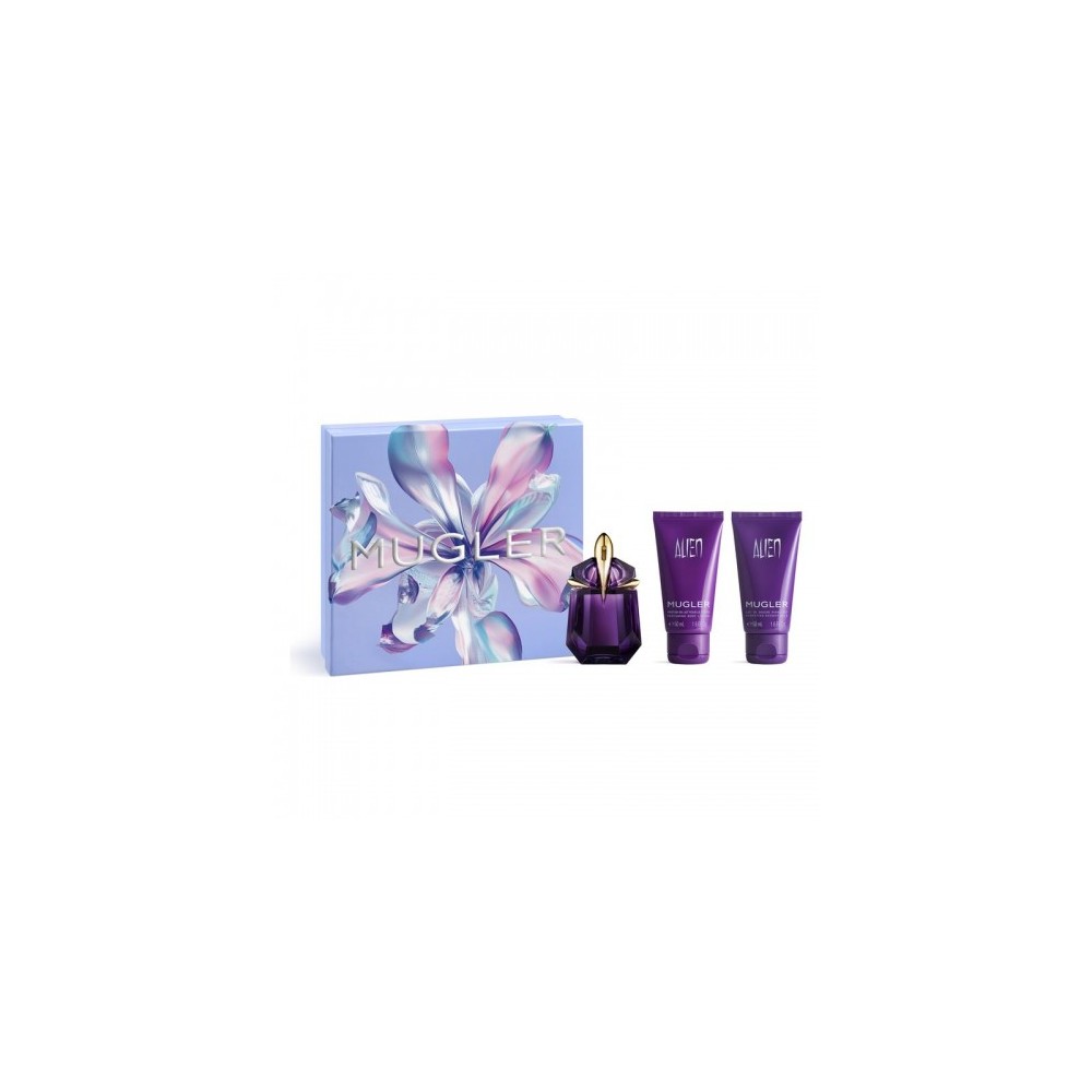 Mugler Alien - Eau De Parfum 30 Ml Vapo + Body Lotion 50 Ml + Shower Gel 50 Ml 