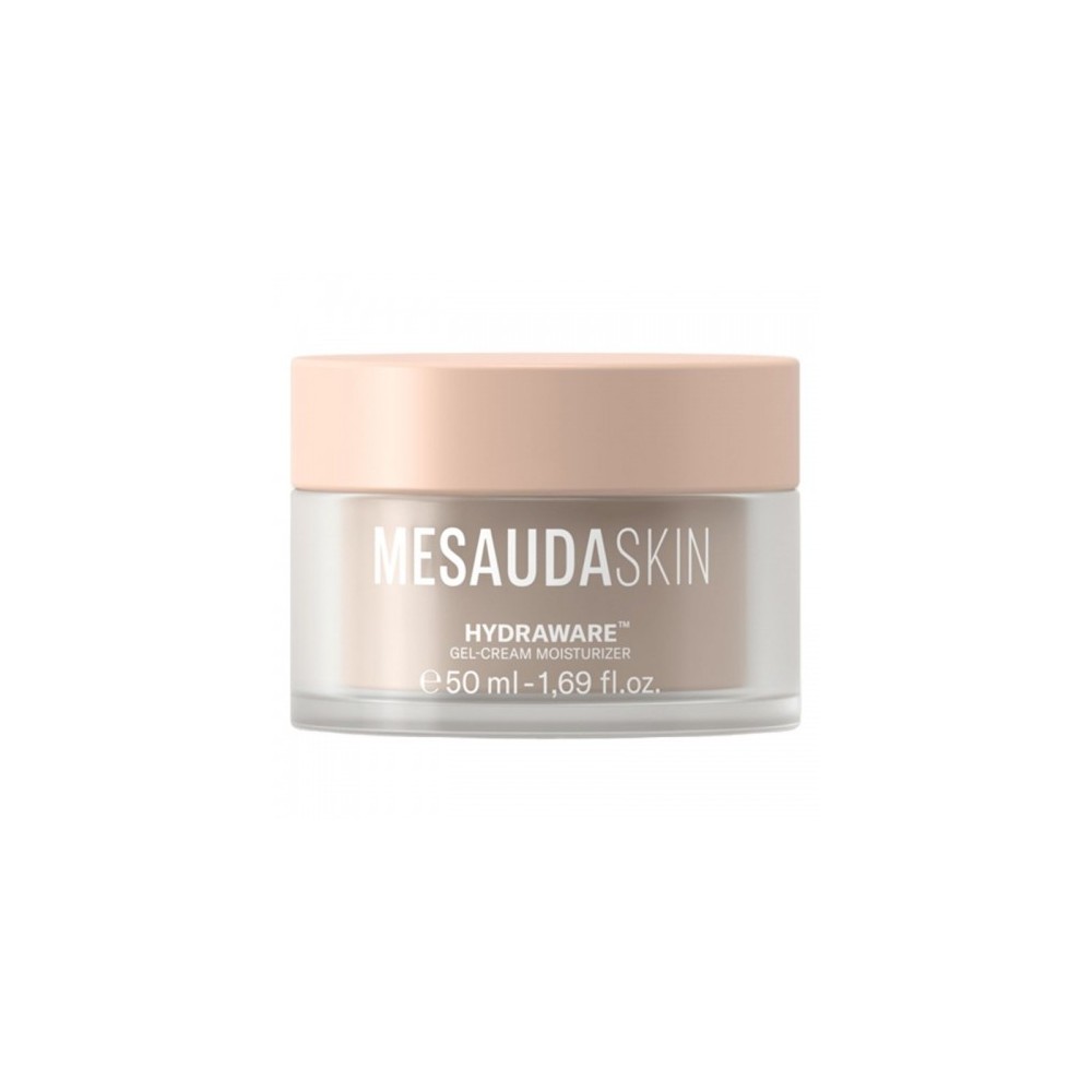 Mesauda Hydraware Gel-Cream Moisturizer - Crema Viso Idratante Rimpolpante 24H 50 Ml 