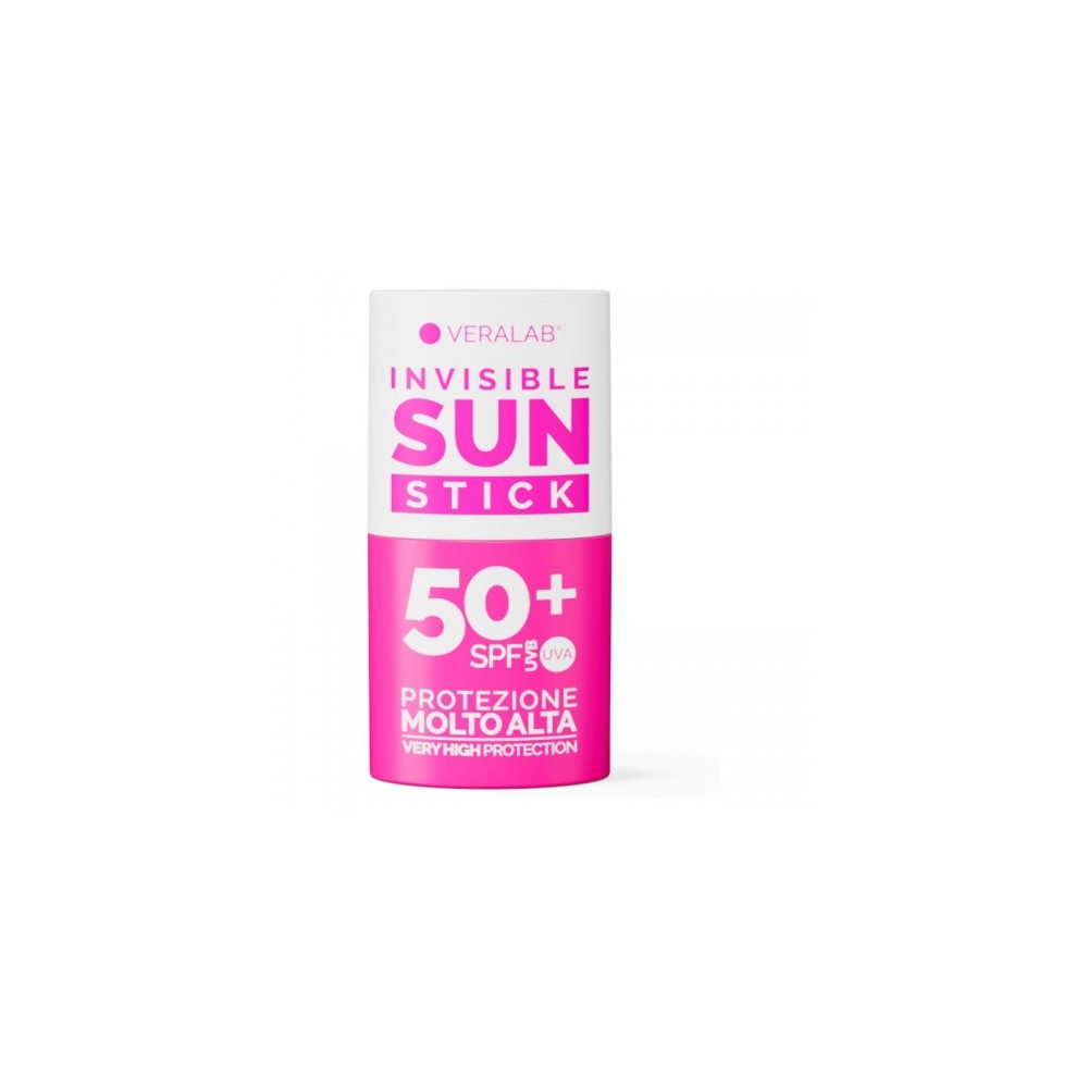 Veralab Invisible Sun Stick Spf50+ Solare Protettivo Per Zone Delicate 4 Ml 