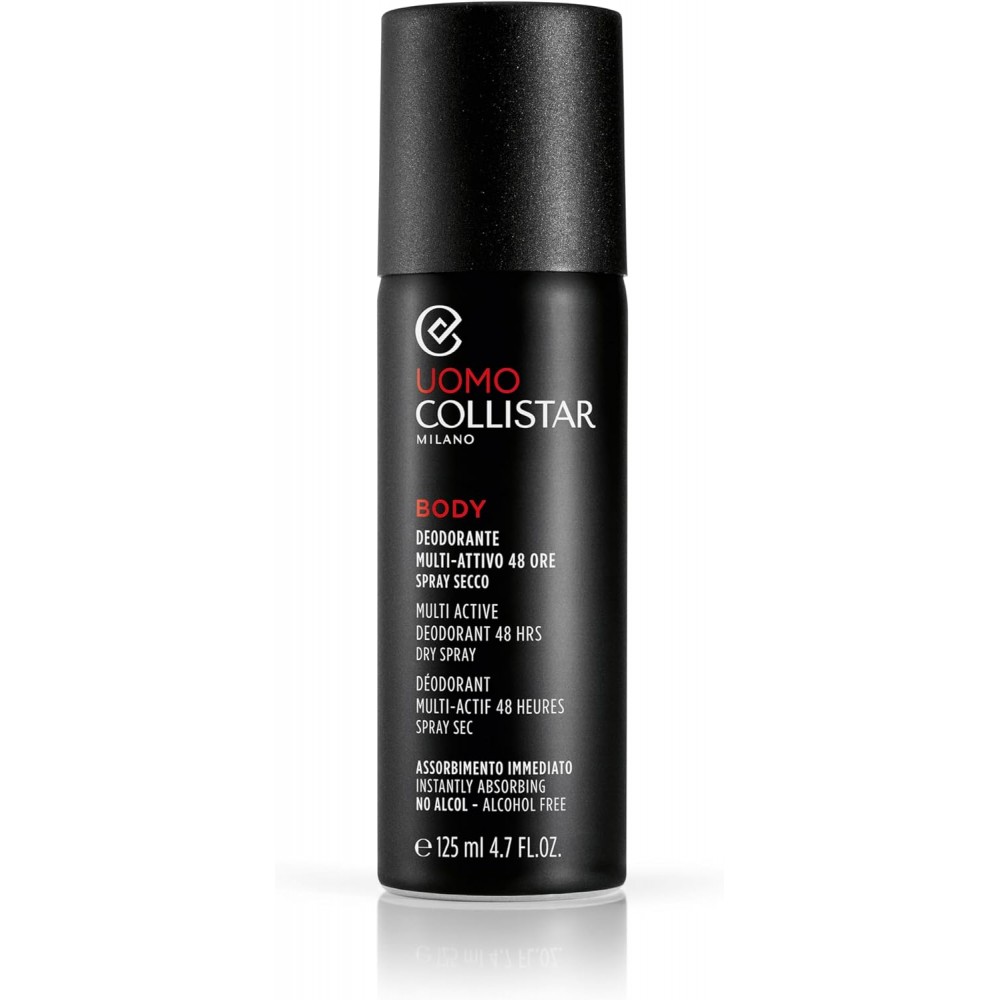 Collistar Uomo Body Deodorante Multi-Attivo 48 Ore Spray secco 125ML 