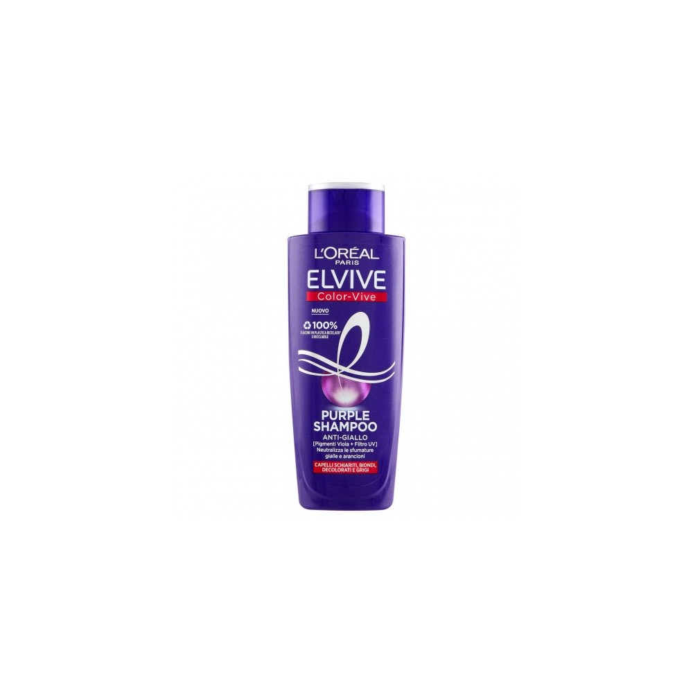L'Oreal Paris Color-vive Purple Shampoo Anti-giallo 200 ml 