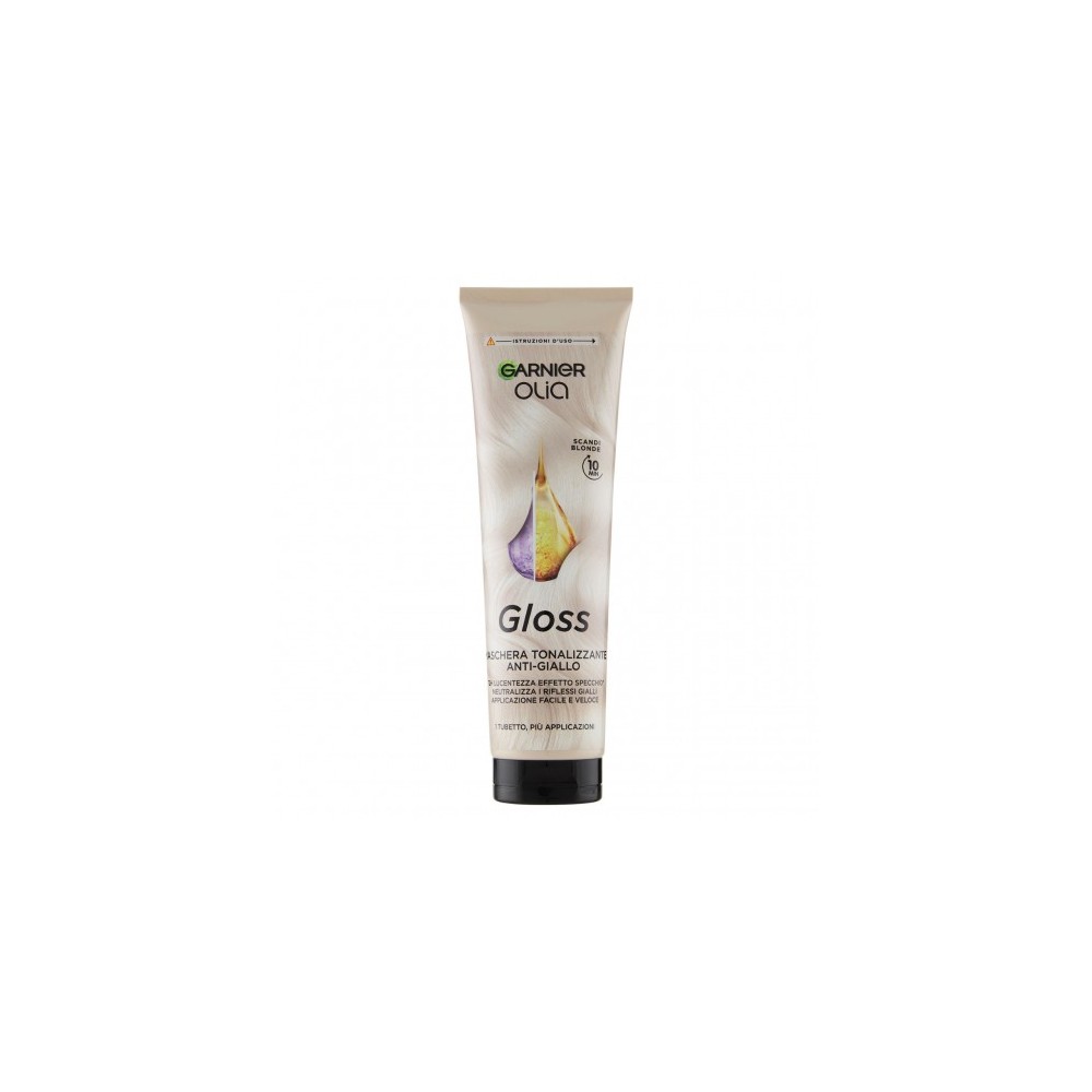 Garnier Olia Gloss - Maschera Tonalizzante Anti-giallo Scandi Blonde 150 ml 
