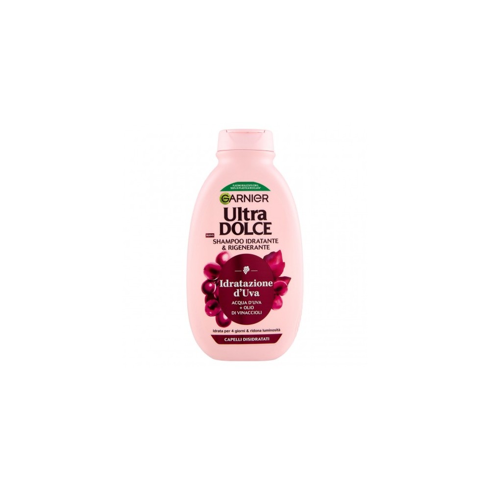 Garnier Ultra dolce Idratazione D'Uva - Shampoo Idratante e Rigenerante 250 ml 