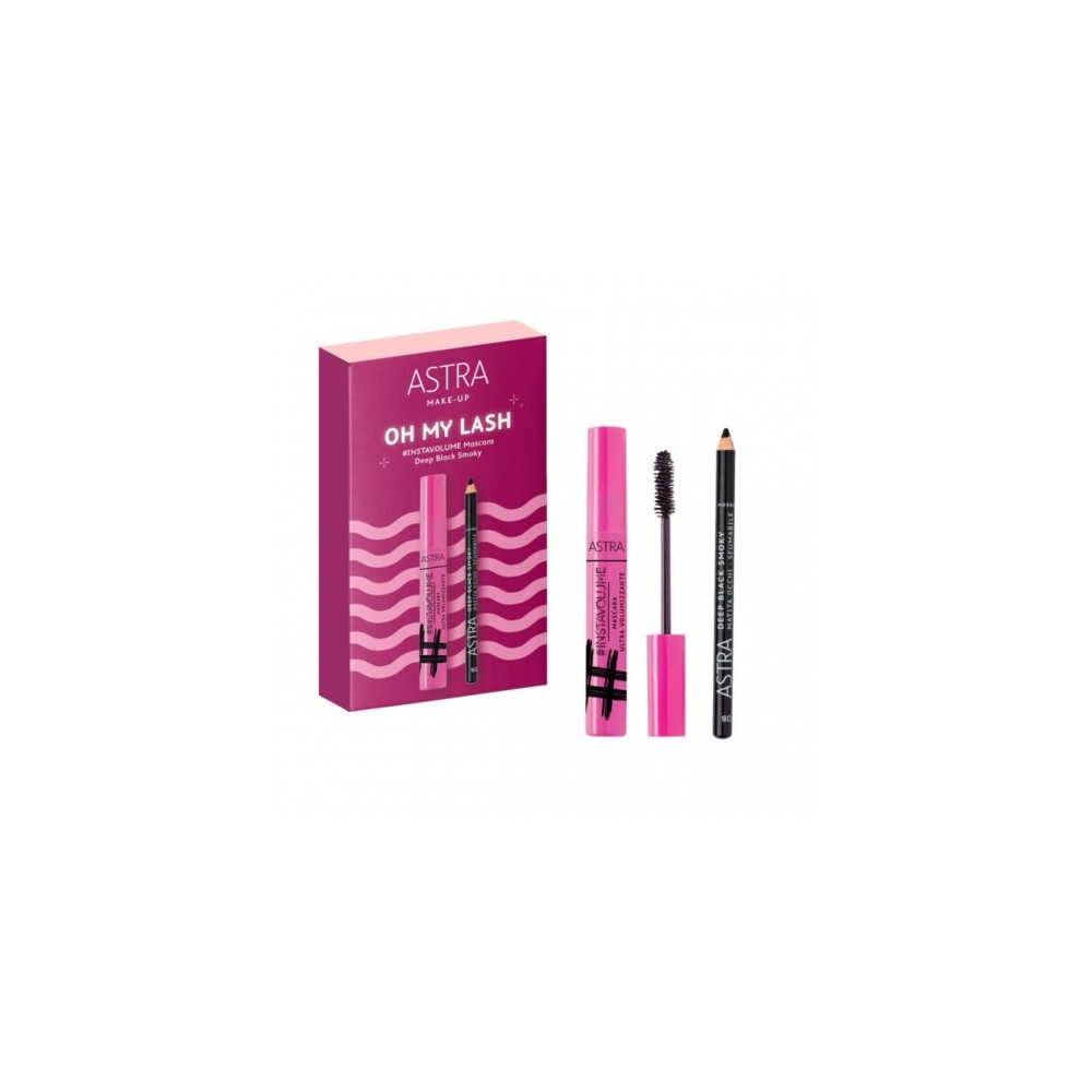 Astra Oh My Lash - Mascara Instavolume + Matita Occhi Deep Black Smoky 