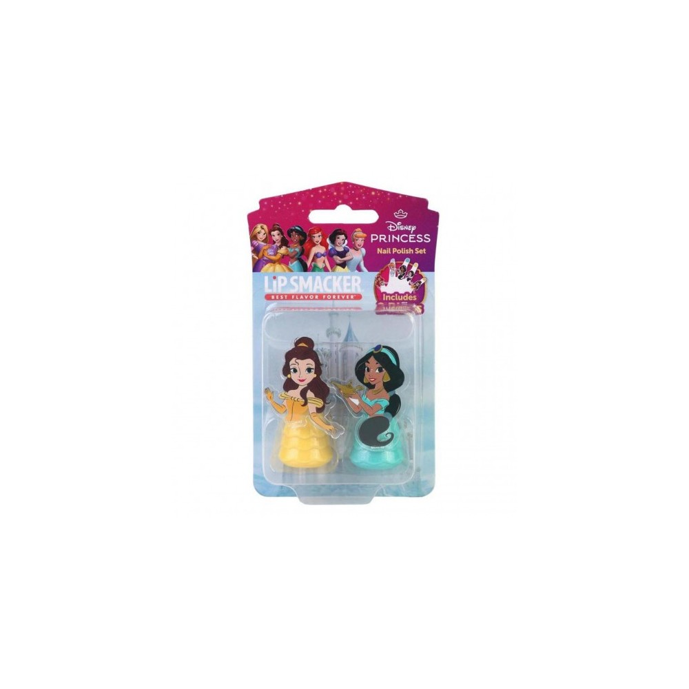 Lip Smacker Disney Princess Nail Polish Set - Smalto Belle + Smalto Jasmine 