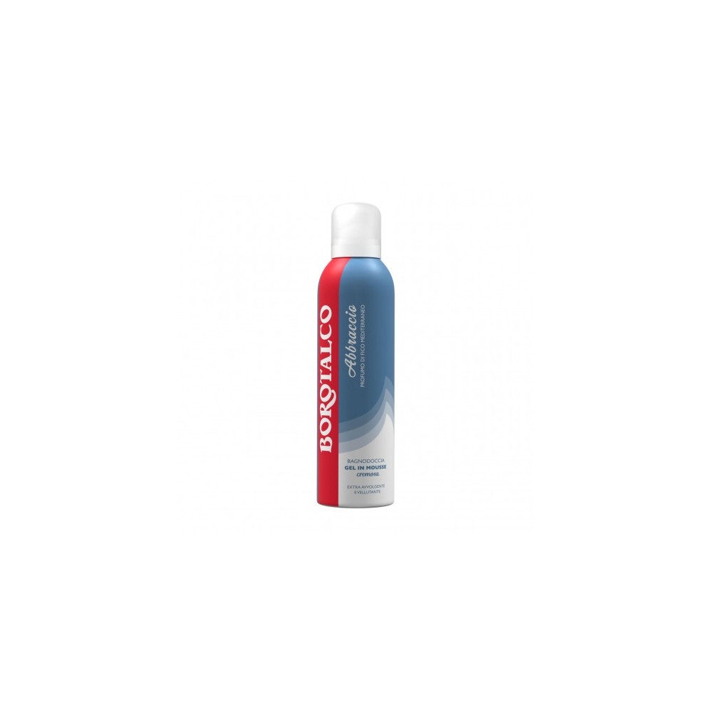 Borotalco Abbraccio Fico Mediterraneo - Bagnodoccia Gel in Mousse Cremosa 200 ml 