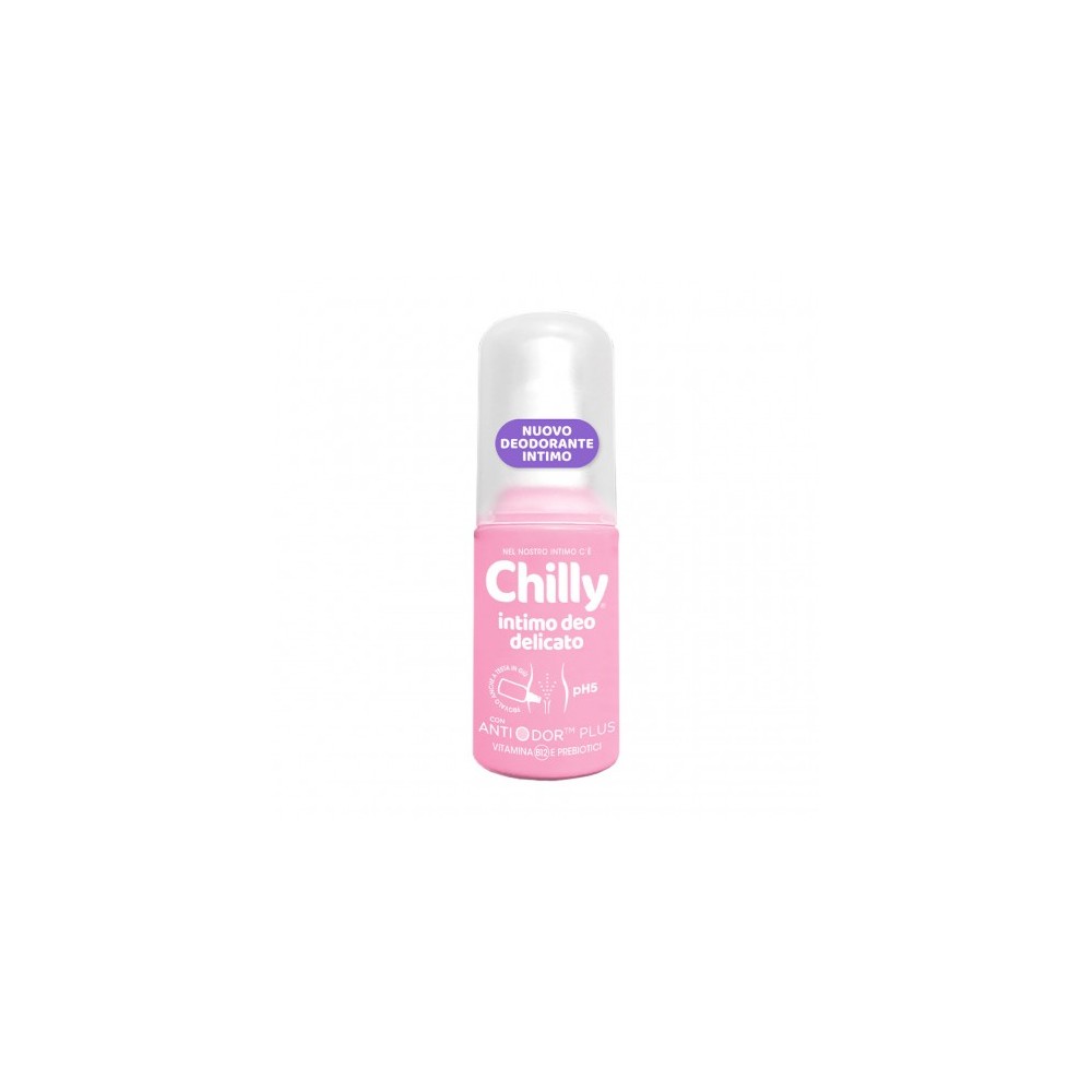 Chilly Intimo Deo elicato - Deodorante con Ph5 e Antiodor Plus 50 ml 