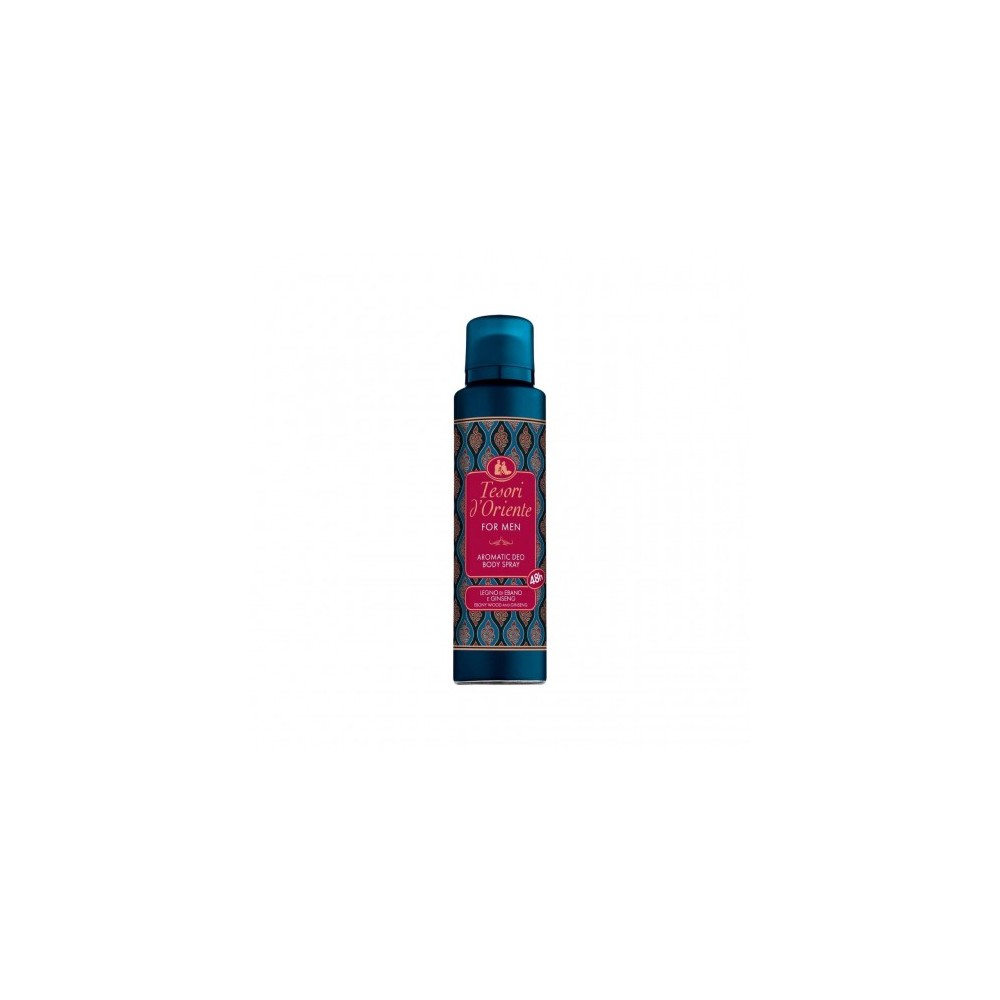 Tesori D'Oriente For Men - Deodorante Spray Legno Di Ebano E Ginseng 150 ml 