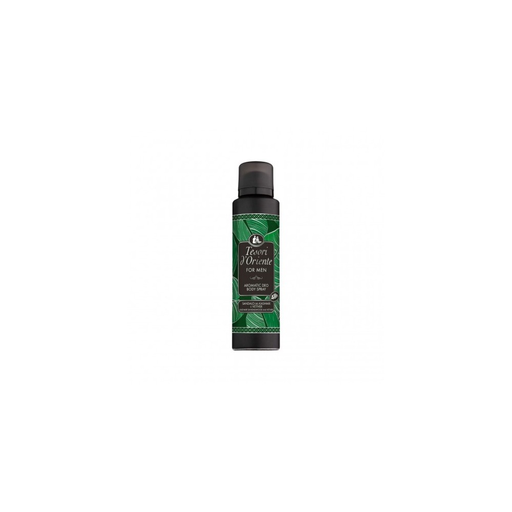 Tesori D'Oriente For Men - Deodorante Spray Sandalo del Kashmir e Vetiver 150 ml 