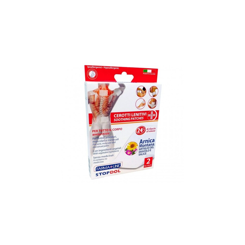 Farmaline Stopdol Cerotti Lenitivi - 2 cerotti per dolori articolari 