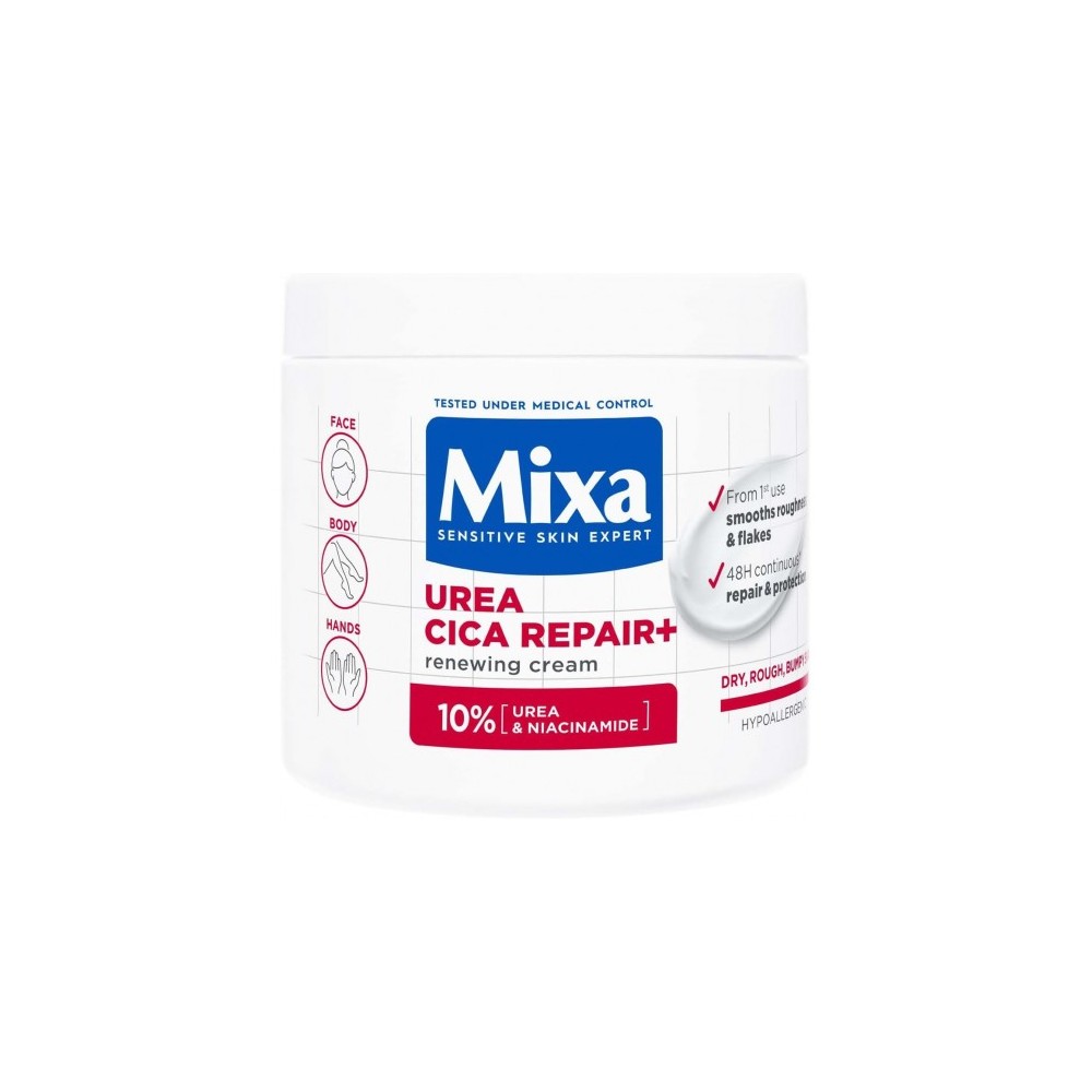 Mixa Urea Cica Repair+ Crema corpo rigenerante 400 ml 