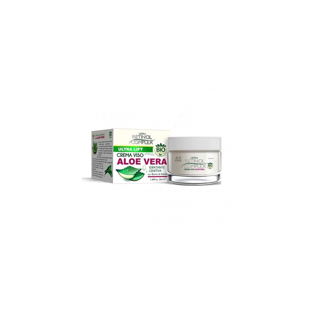 Retinol Complex Ultra Lift Crema Viso Aloe Vera Idratante Lenitiva 50 ml 