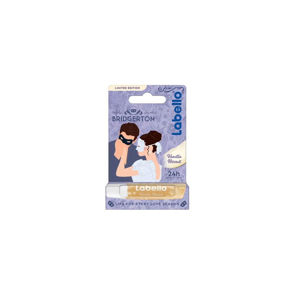 Labello Bridgerton Vanilla Biscuit - Balsamo Labbra Idratante e Protettivo 5,5 ml 