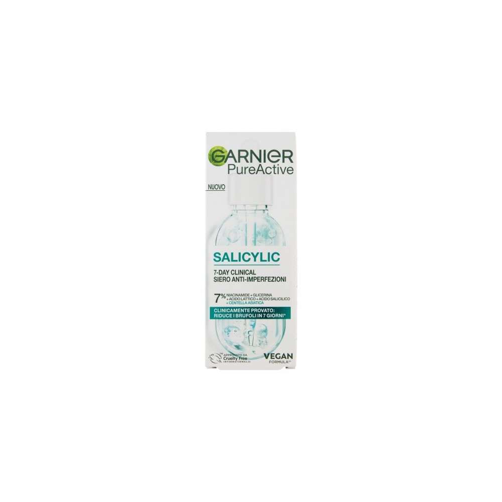 Garnier PureActive Salicylic 7-Day Clinical - Siero Anti-Imperfezioni 30 ml 