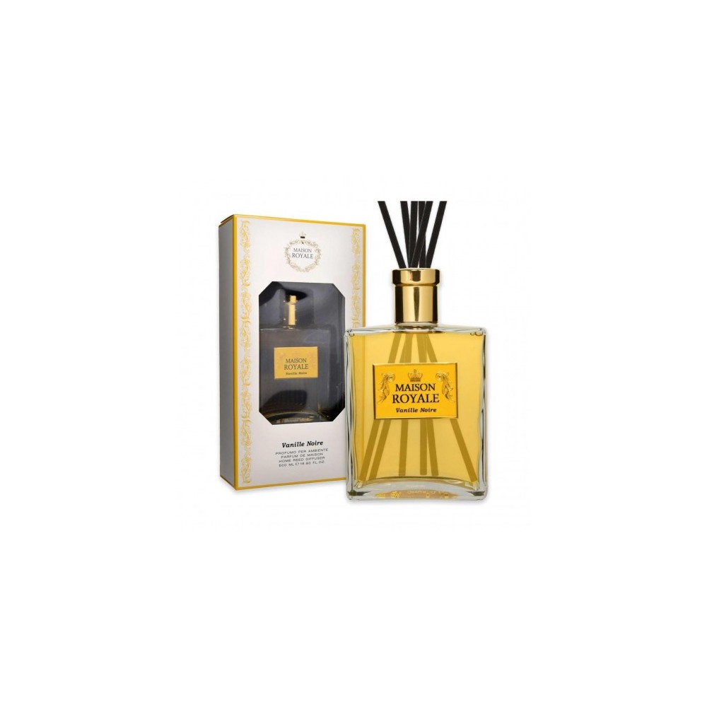 Maison Royale Vanille Noire - Profumatore per Ambiente con bastoncini 500 ml 