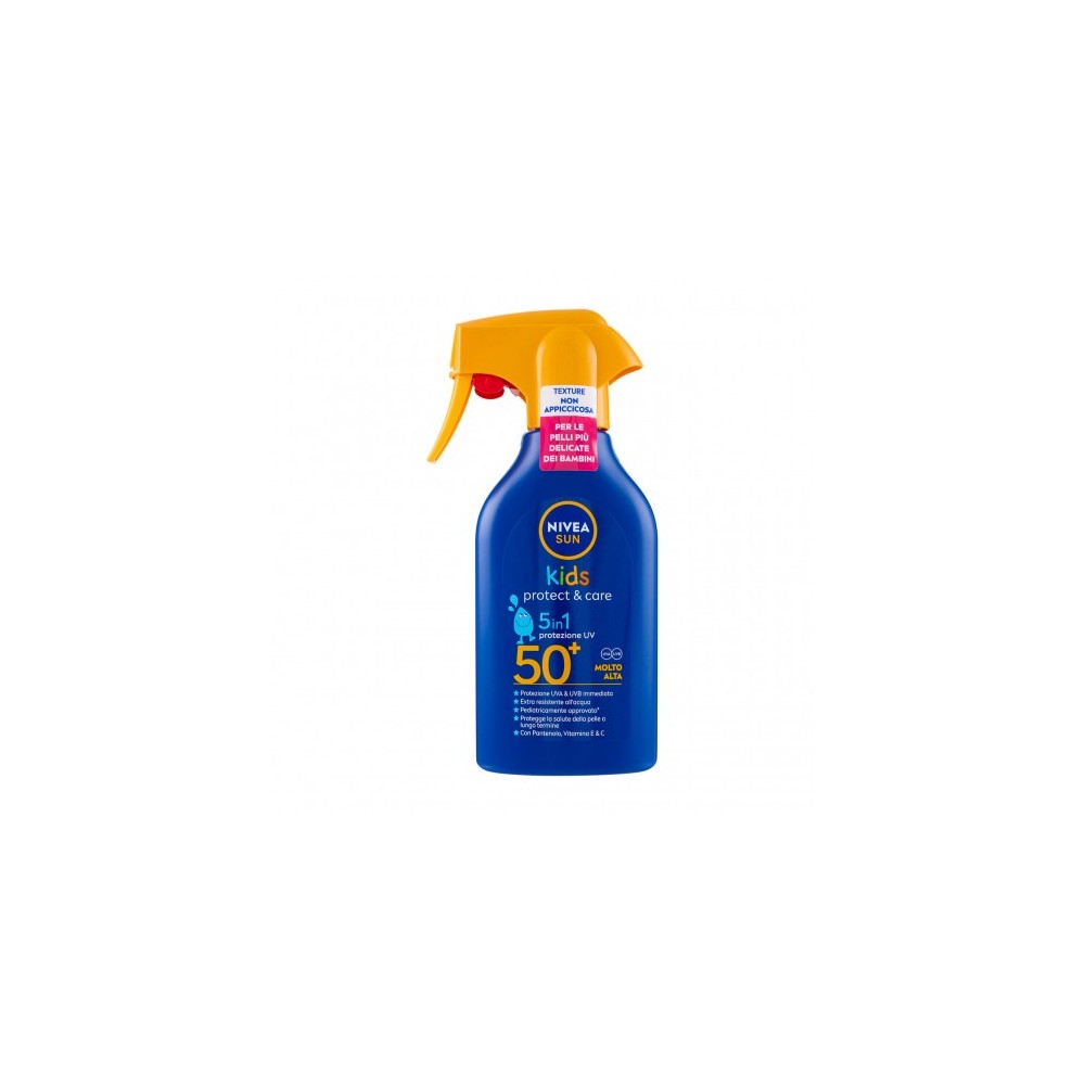 Nivea Sun Kids Protect & Care Spf50+ Protezione Solare Molto Alta per bambini Spray 250 ml 