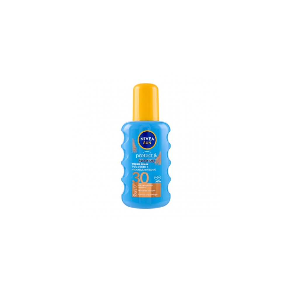 Nivea Sun Protect & Bronze Spf30 - Spray protezione Solare alta 200 ml 