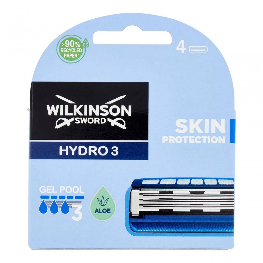 Wilkinson Hydro 3 Skin Protection - 4 Lame Di Ricambio 