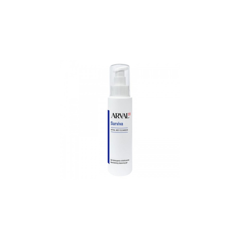 Arval Surviva Vital Age Cleanser - Gel Viso Rivitalizzante Idratante 150 Ml 
