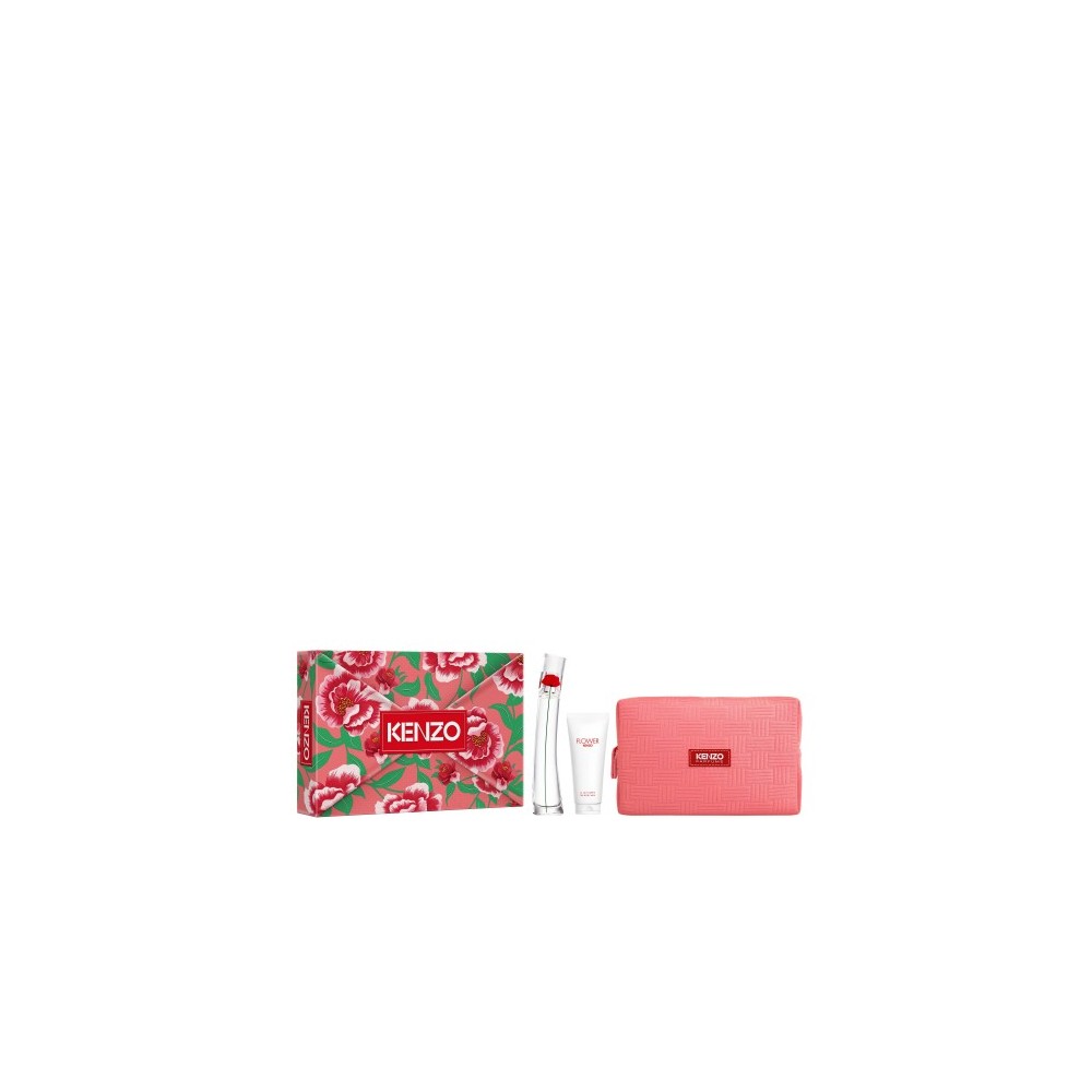 Kenzo Flower By Kenzo - Eau De Parfum 50 Ml + Latte Corpo 75 Ml + Pochette 