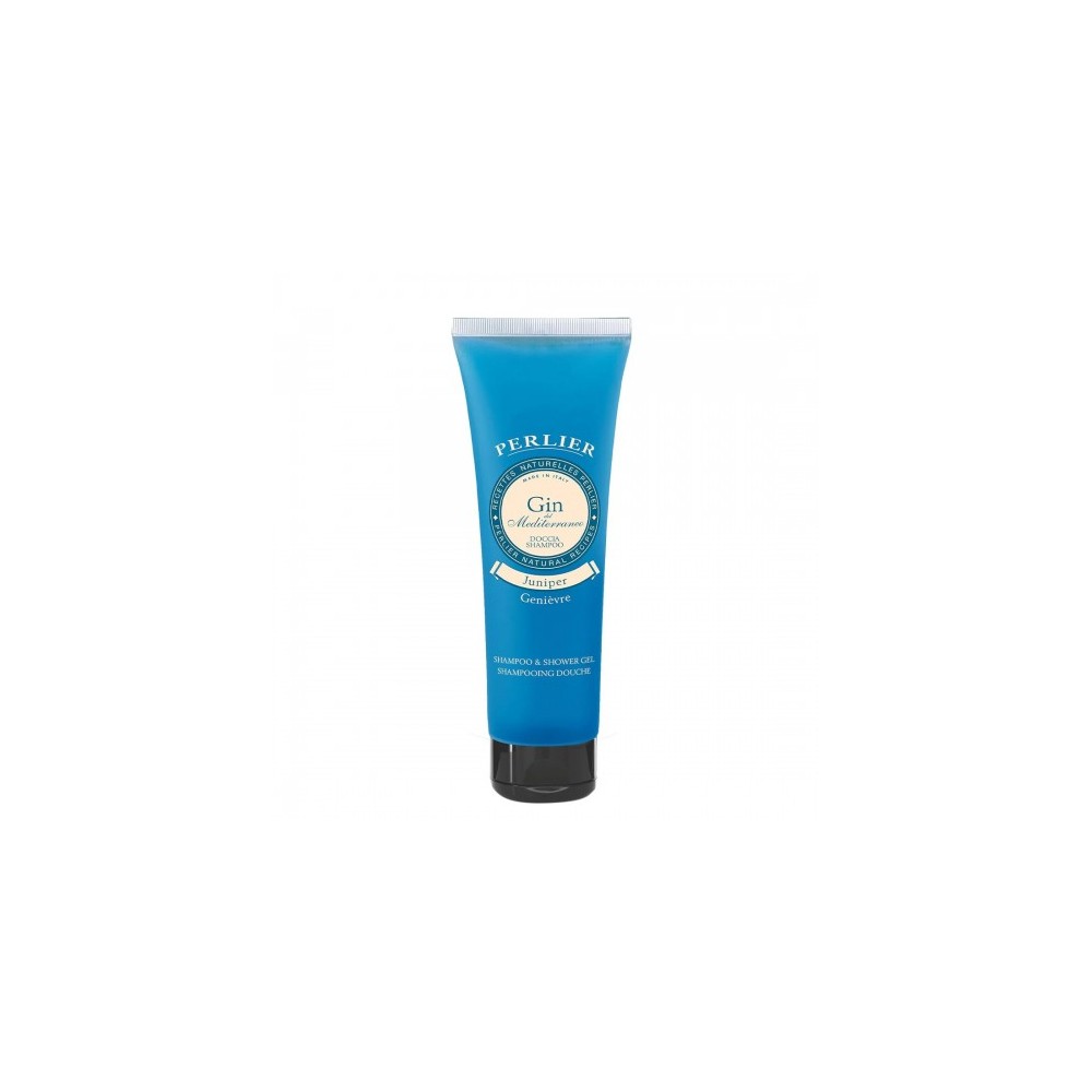 Perlier Gin del Mediterraneo - Doccia Shampoo energizzante e rinvigorente 250 ml 