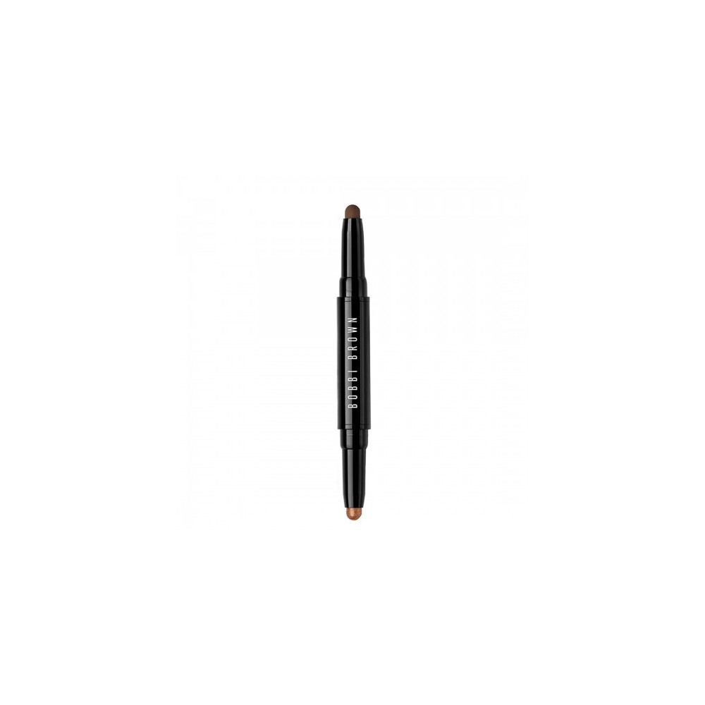 Bobbi Brown Dual-Ended Long-Wear Cream Ombretto Duo In Stic Milk Chocolate + Midnight Brow 