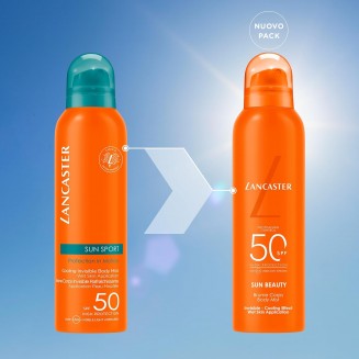 Lancaster Sun Beauty Body Mist Spf50 Spray Solare Rinfrescante 200 Ml