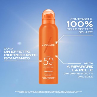 Lancaster Sun Beauty Body Mist Spf50 Spray Solare Rinfrescante 200 Ml