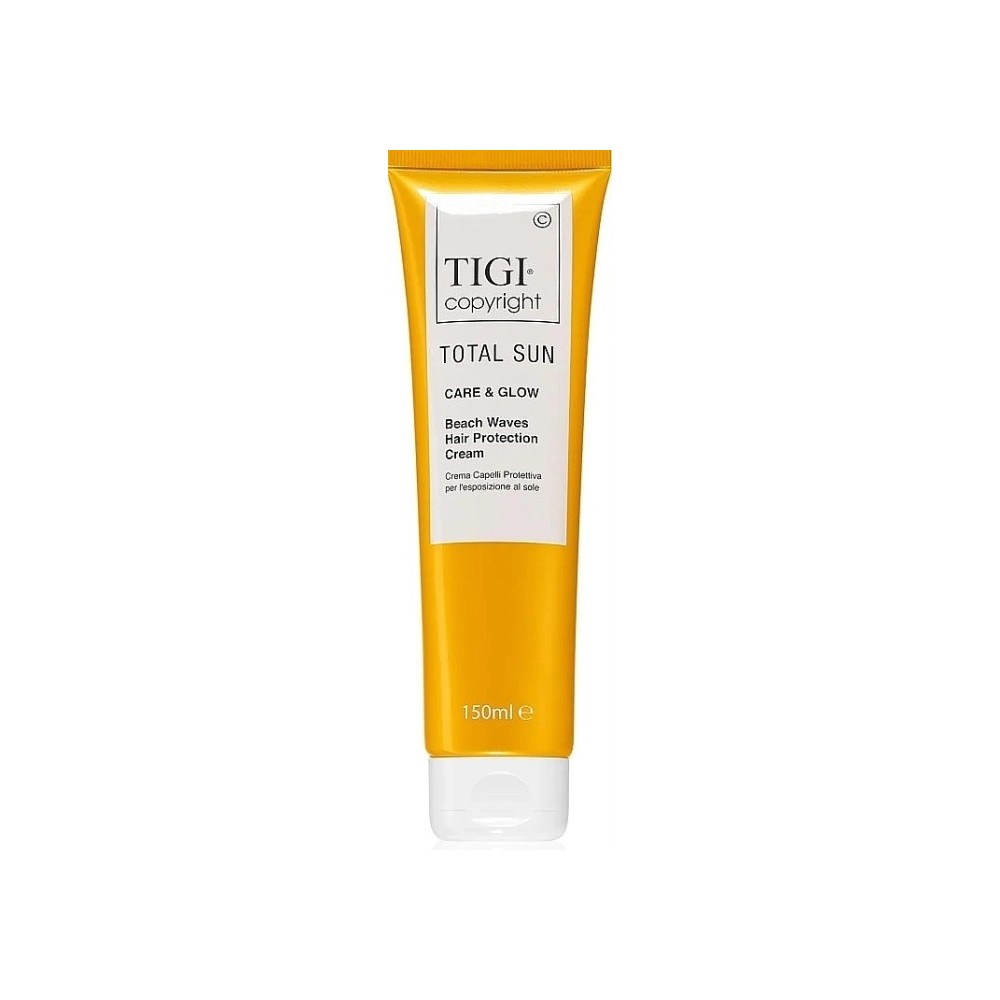 Tigi Total Sun Care & Glow Beach Waves - Crema Modellante Protettiva UV Idratante per Capelli 150 ml 