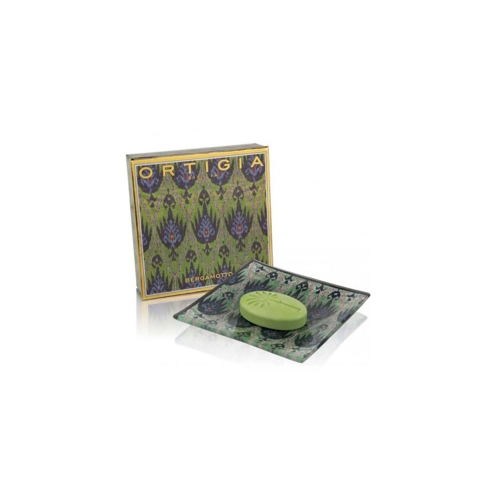 Ortigia Bergamotto - Sapone 40 g + Piattino Decorativo 