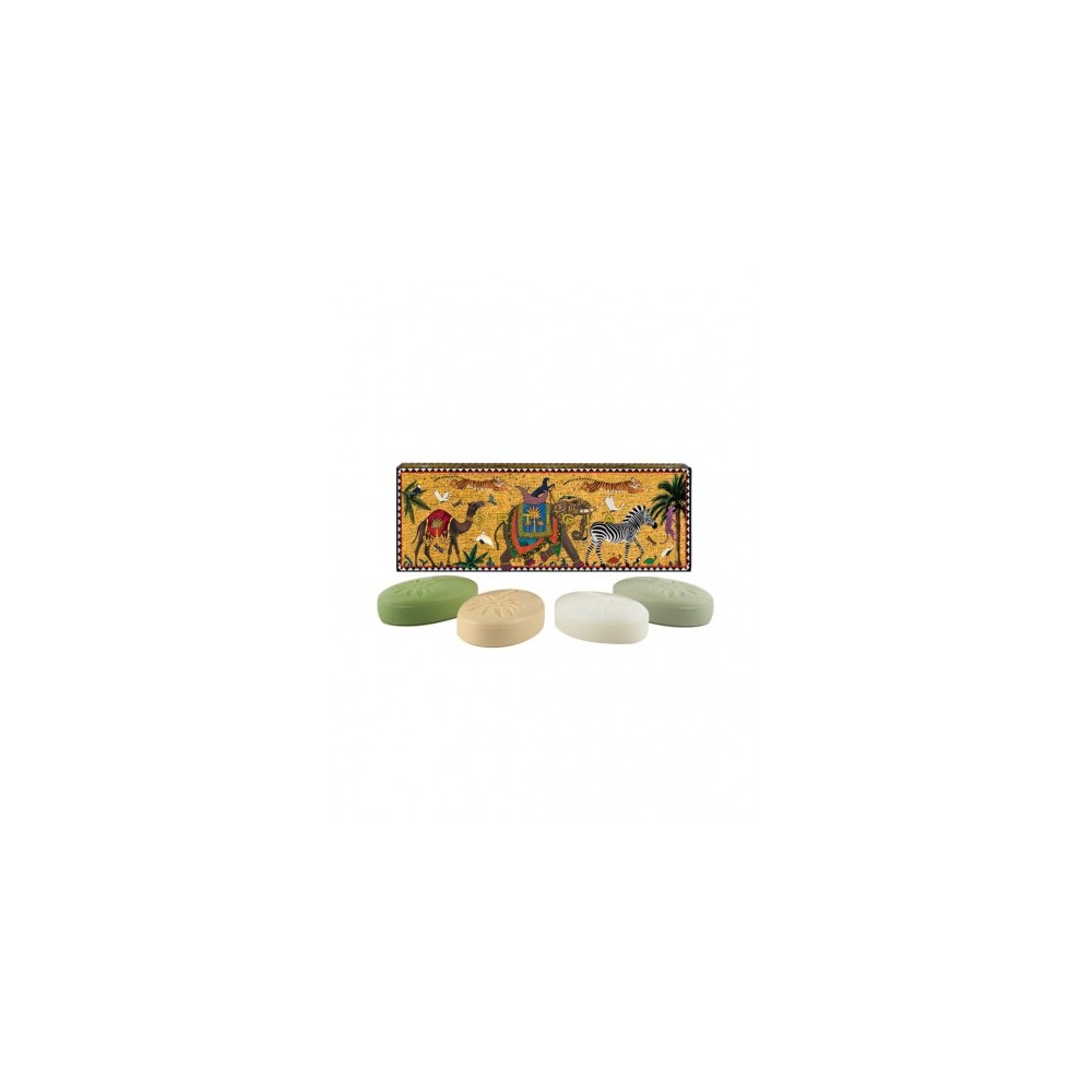 Ortigia Flying Tiger - Set di 4 saponi assortiti da 25 g 