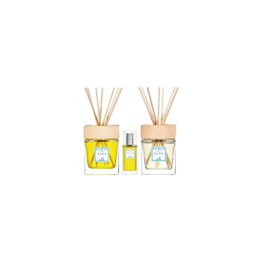 Acqua Dell'Elba Cofanetto Diffusore Casa Dei Mandarini 100Ml + Deodorante Ambiente 15Ml + Diffusore Fiori 100Ml 