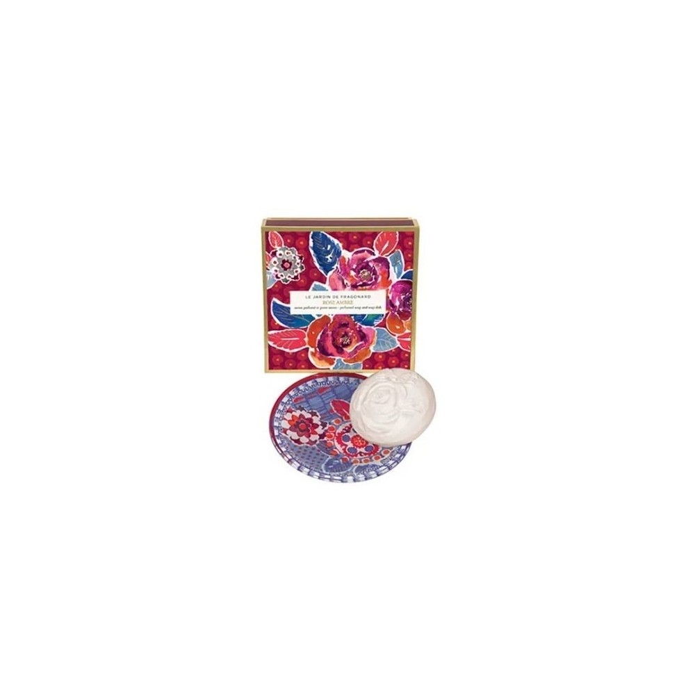 Fragonard Rose Ambre - Sapone Solido Con Portasapone 100 Gr 