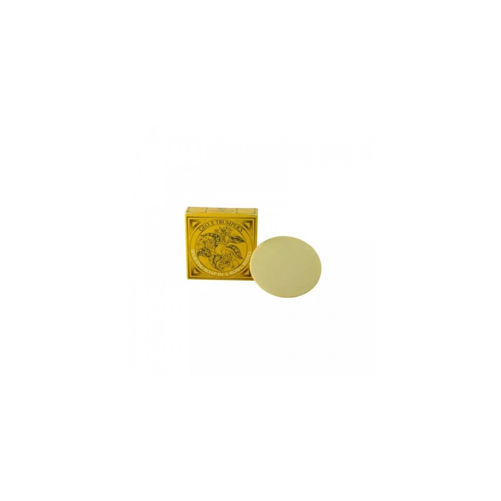 Geo Trumper Sandalwood Hard Soap - Ricarica Sapone Da Barba Per Pelli Sensibili 80 Gr 