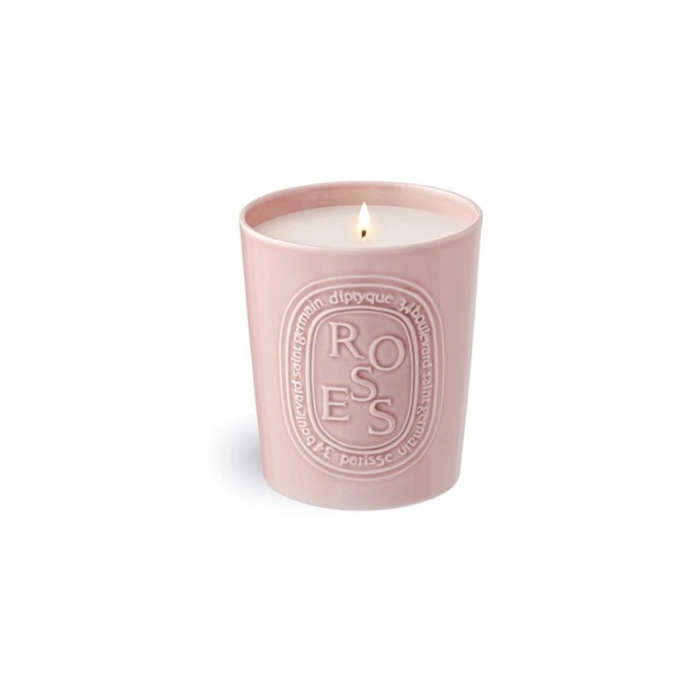 Diptyque Candela Roses - Candela Profumata Rosa 600 Gr 