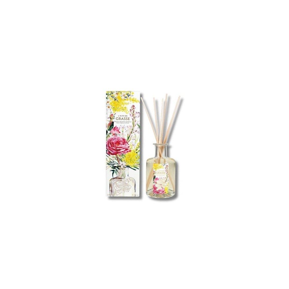 Fragonard L'Air De Grasse - Profumatore D'Ambienti 200 Ml + 10 Bastoncini 