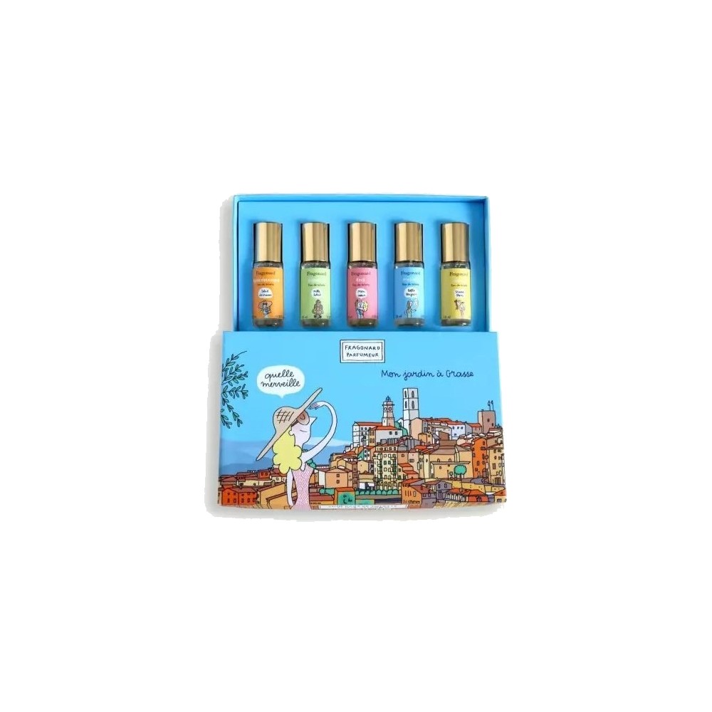 Fragonard Cofanetto Mon Jardin A Grasse Donna - Eau De Toilette 5 X 10 Ml 