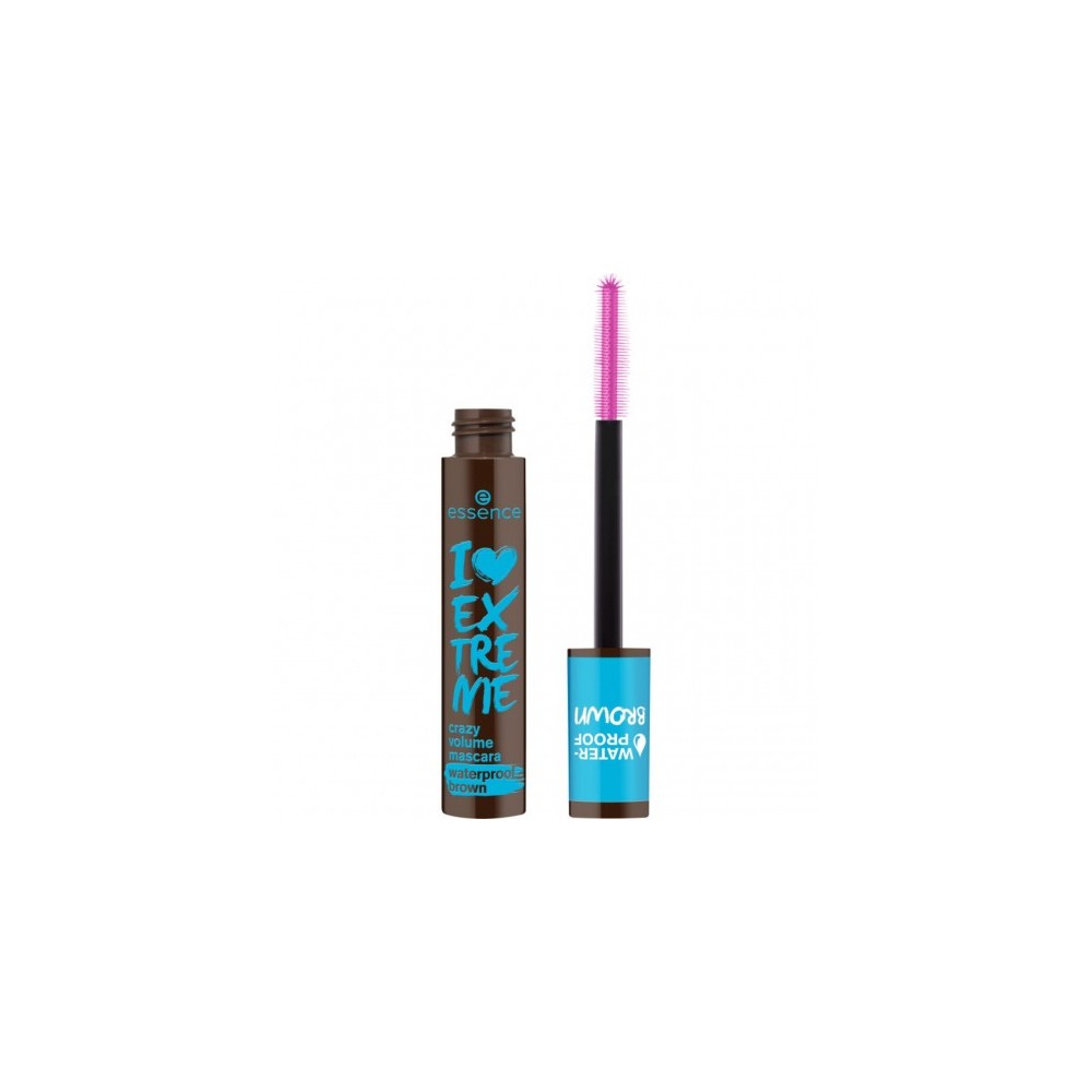 Essence I Love Extreme Crazy Volume Waterproof - Mascara N. 01 Cozy Brown 