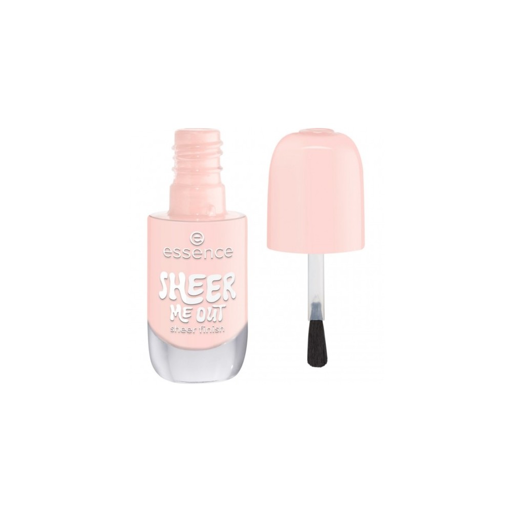 Essence gel nail polish - Smalto Unghie N. 04 Sheer Me Out 