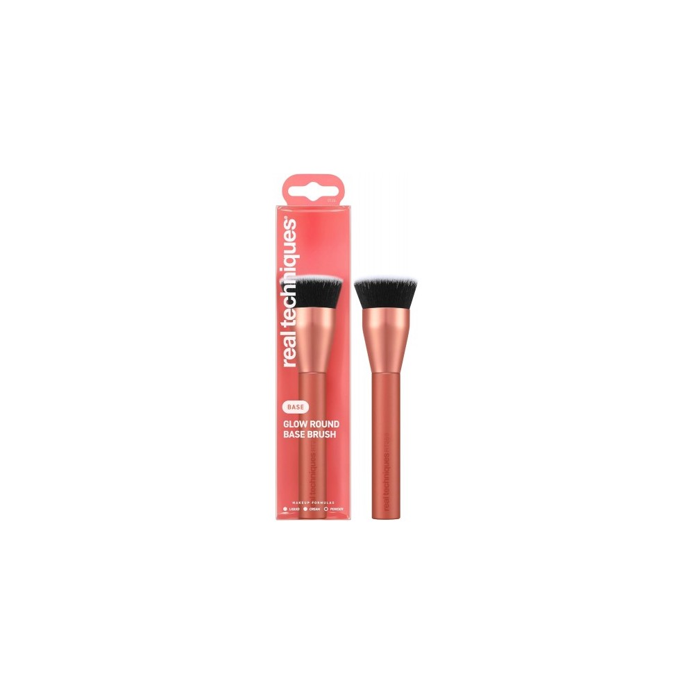 Real Techniques Glow Round Base Brush - Pennello per Fondotinta 