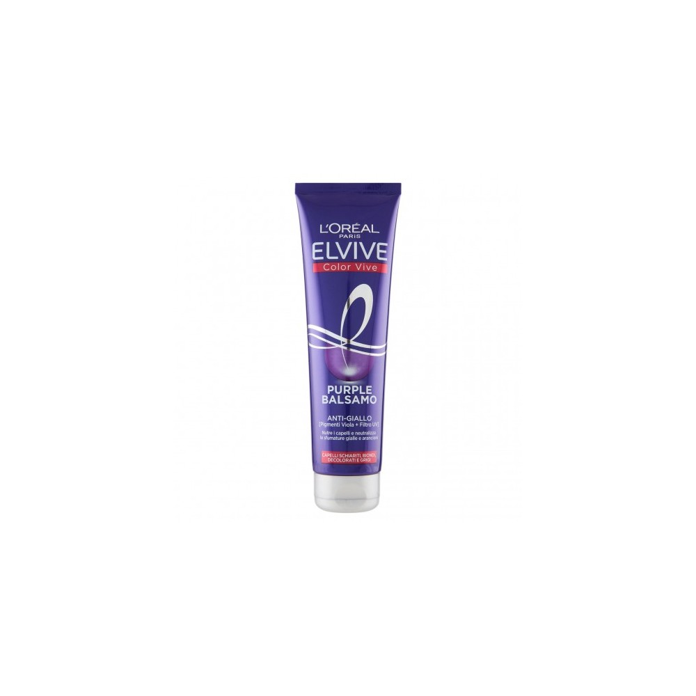 L'Oreal Paris Elvive Color Vive Purple - Balsamo Anti-Giallo 150 ml 