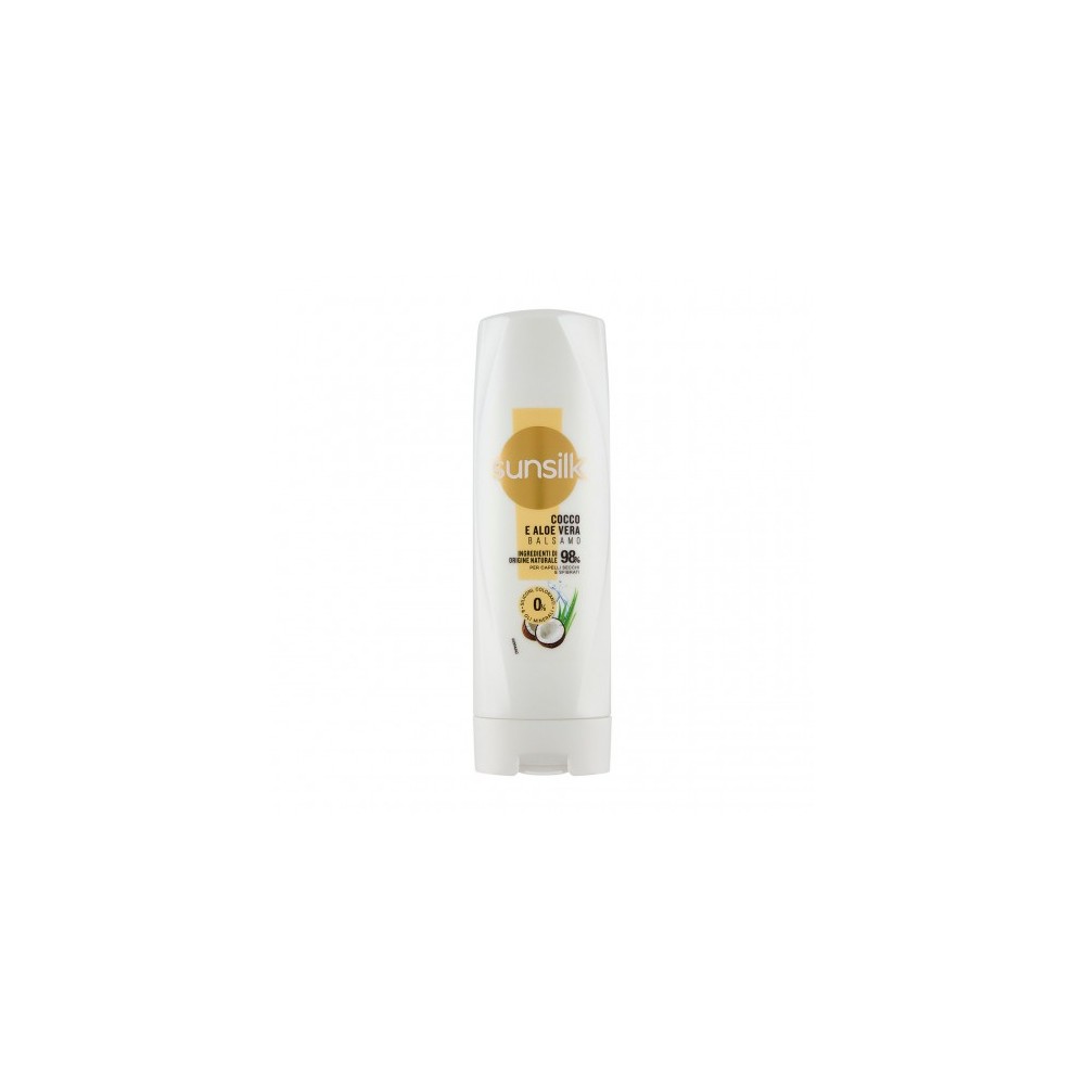 Sunsilk Cocco E Aloe Vera - Balsamo per Capelli Secchi e Sfibrati 200 ml 