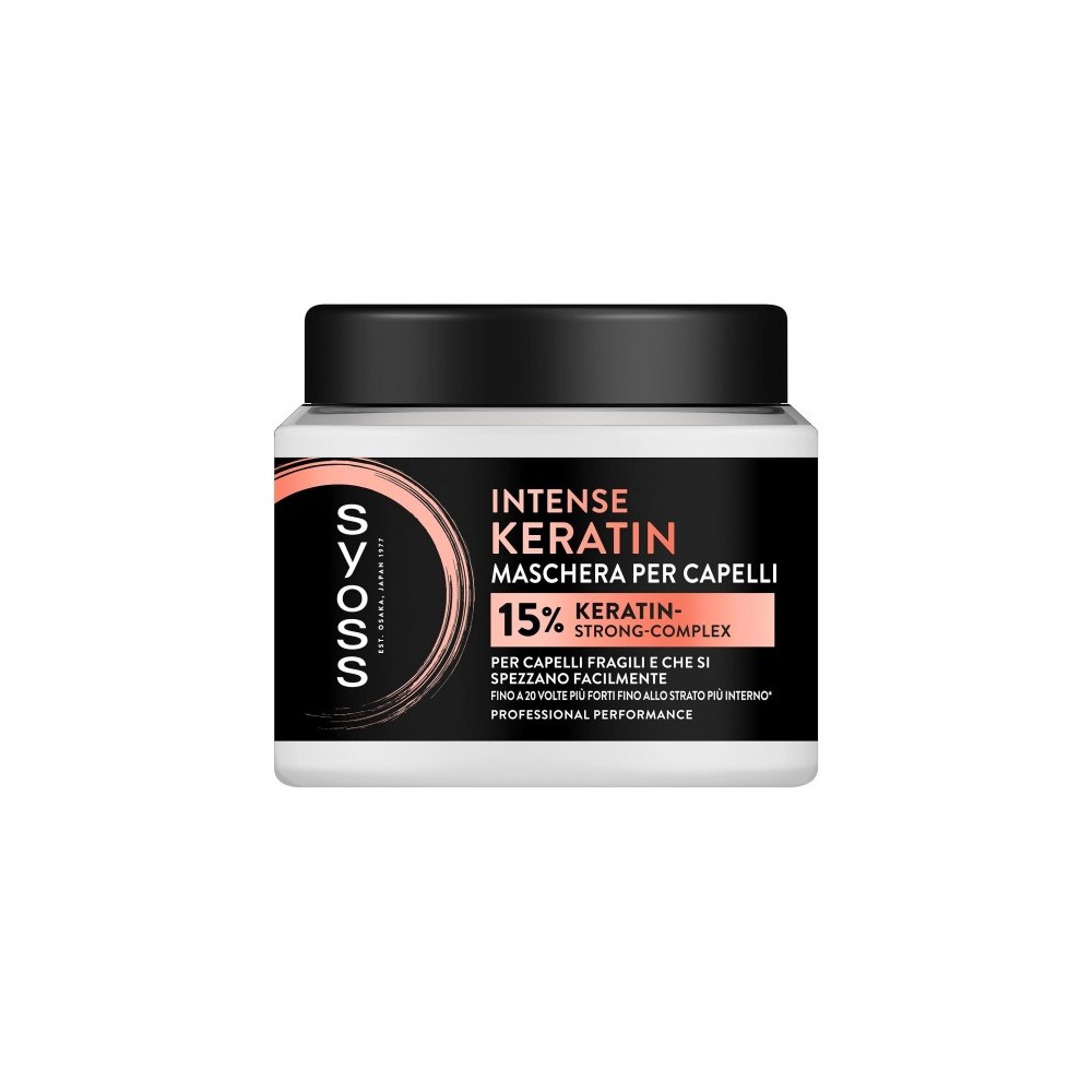 Syoss Intense Keratin - Maschera Per Capelli Fragili 400 ml 