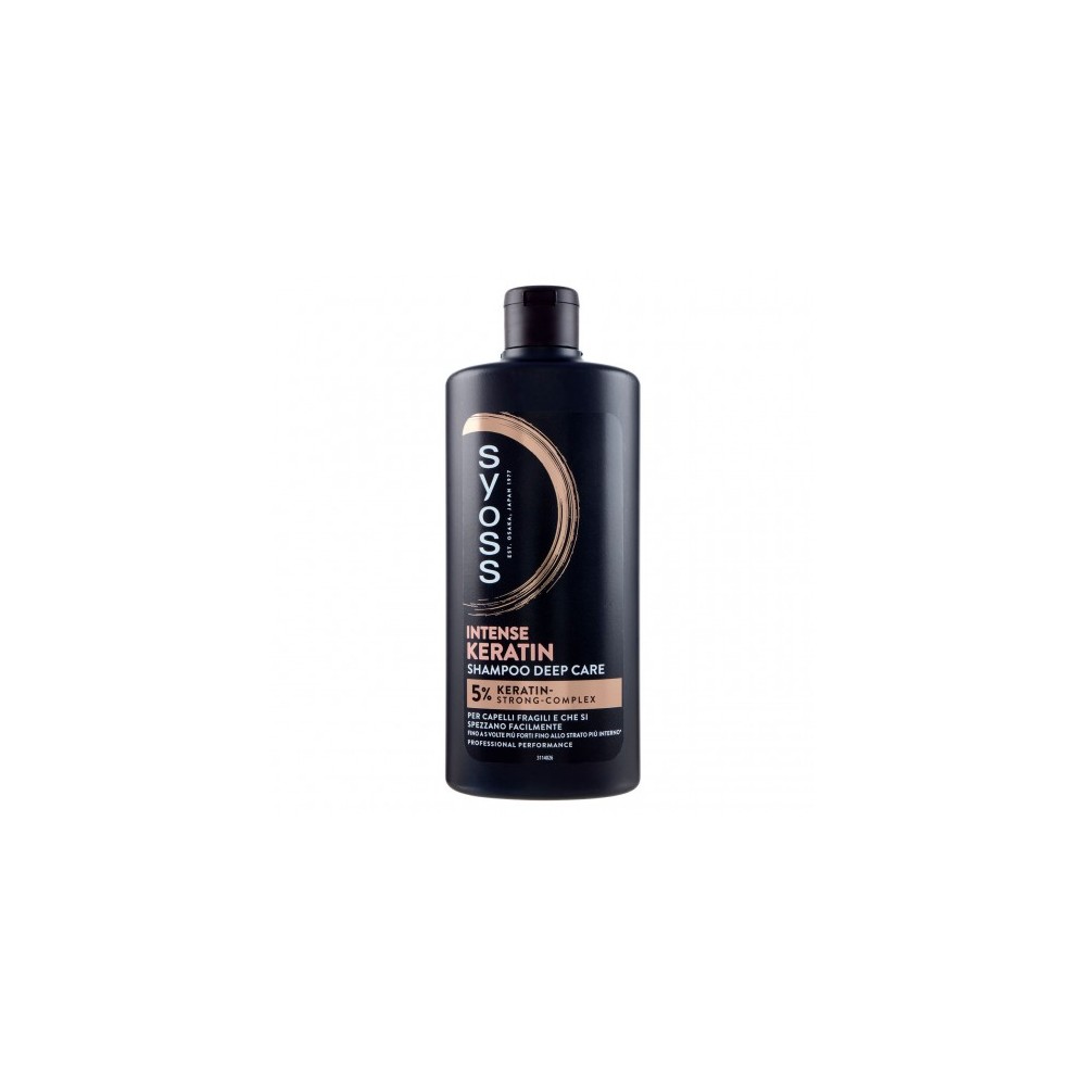 Syoss Intense Keratin Deep Care - Shampoo Per Capelli Fragili 440 ml 