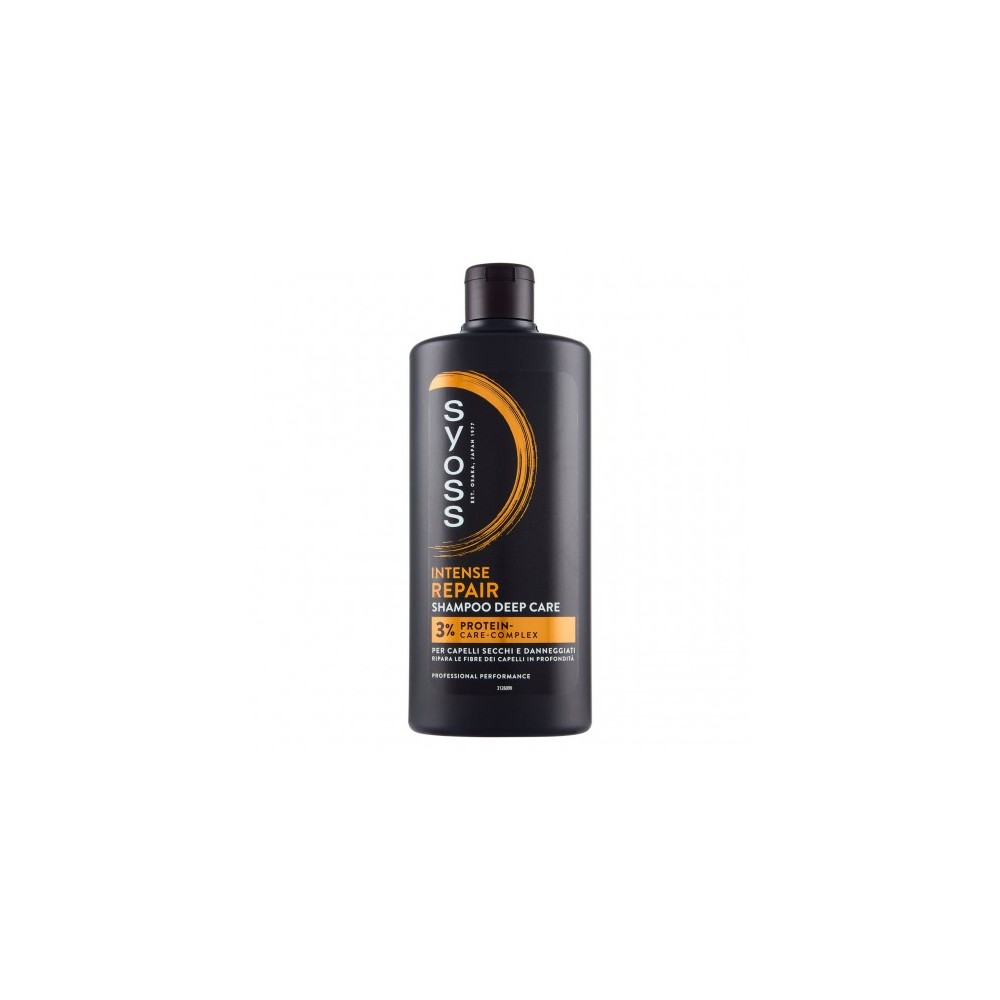 Syoss Intense Repair - Shampoo Riparatore per Capelli Secchi e Danneggiati 440 ml 